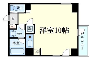 玉川駅 徒歩1分 8階の物件間取画像